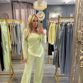 Lime layered lounge set