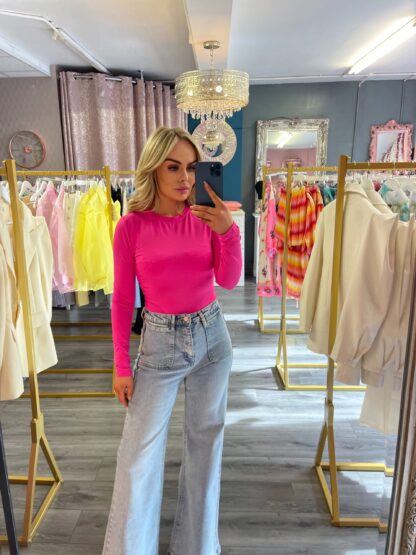 Pink bodysuit
