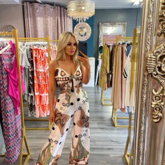 Satin jumpsuit