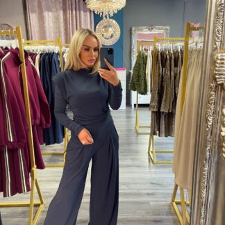Navy trouser set