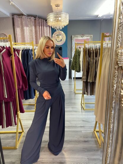 Navy trouser set