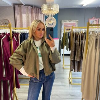 suede effect jacket