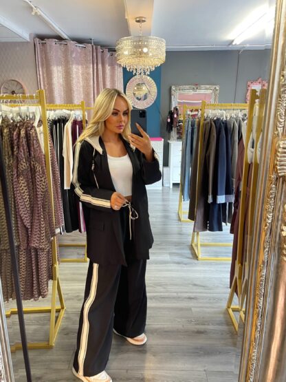 Black Blazer twin set