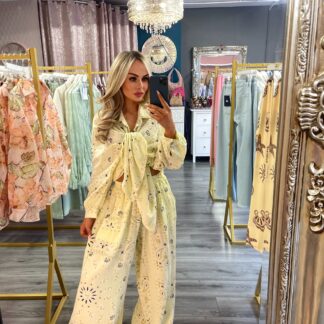 Paisley Twin Set lemon