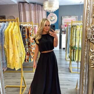 Black Skirt Set