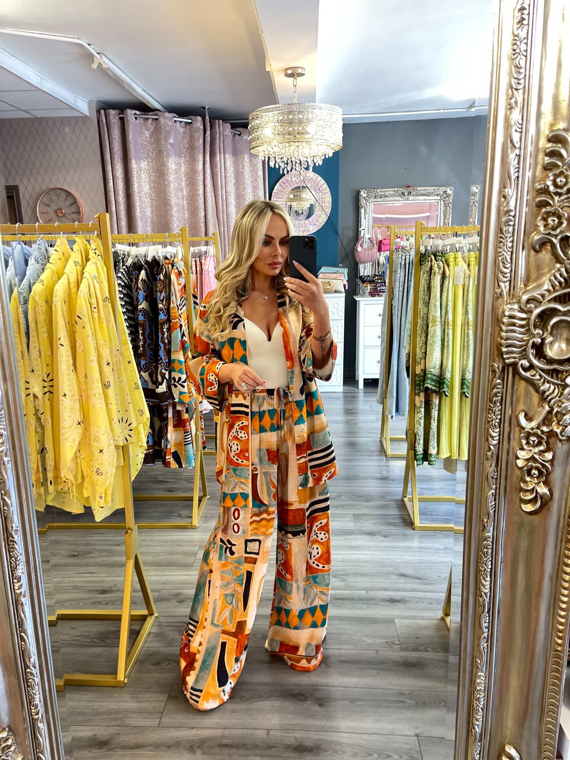Retro Print twin set