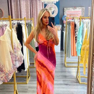 Satin Floor length dress