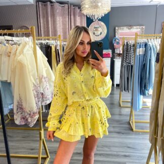 Lemon Bandana shorts set