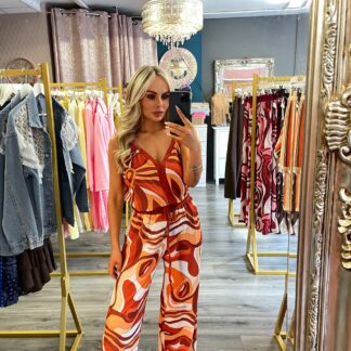 Orange Laurex Trouse set