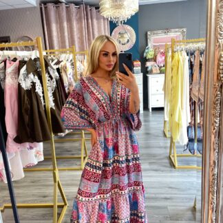 Lilc maxi dress