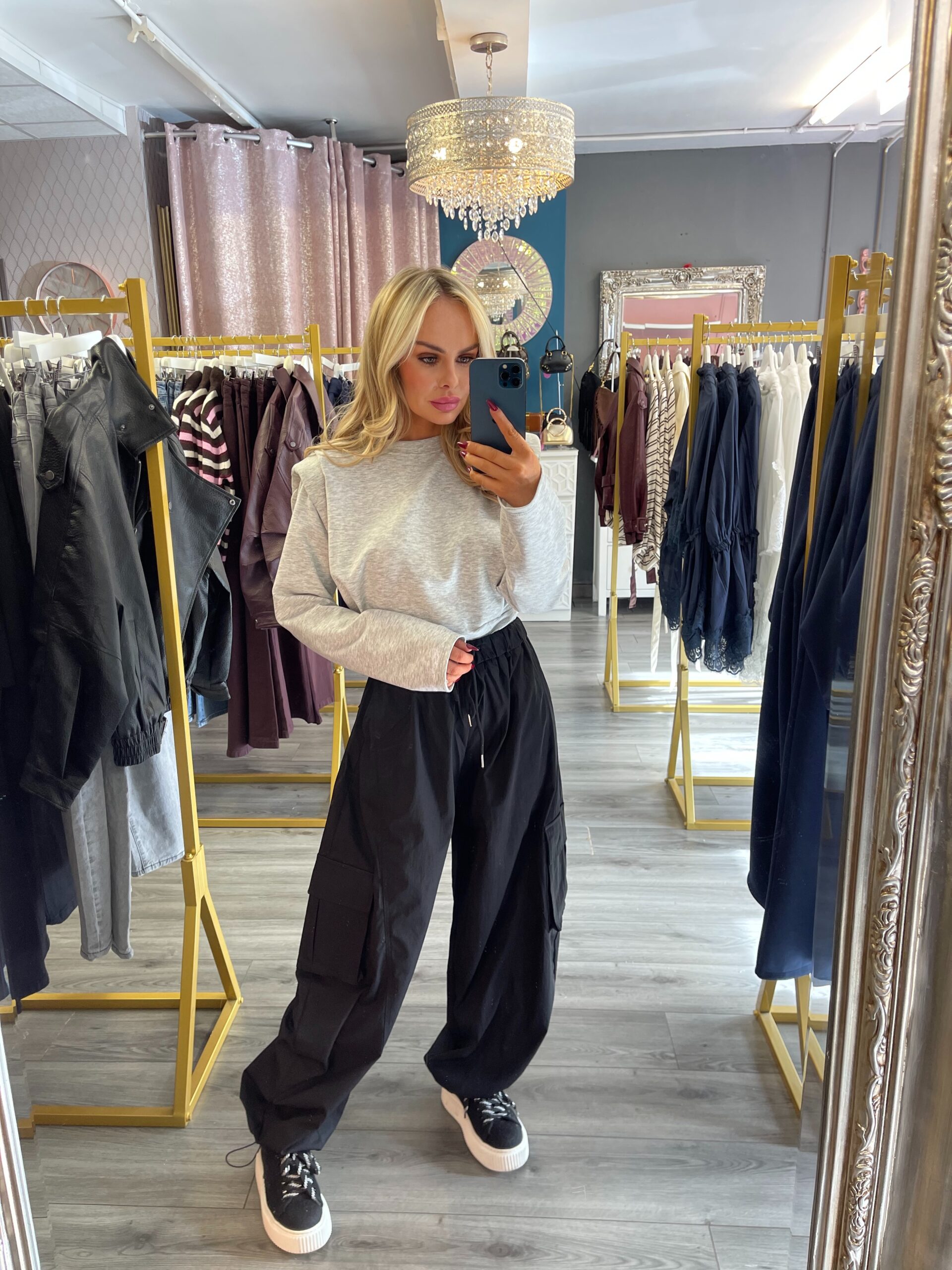 Black Cargo Pants