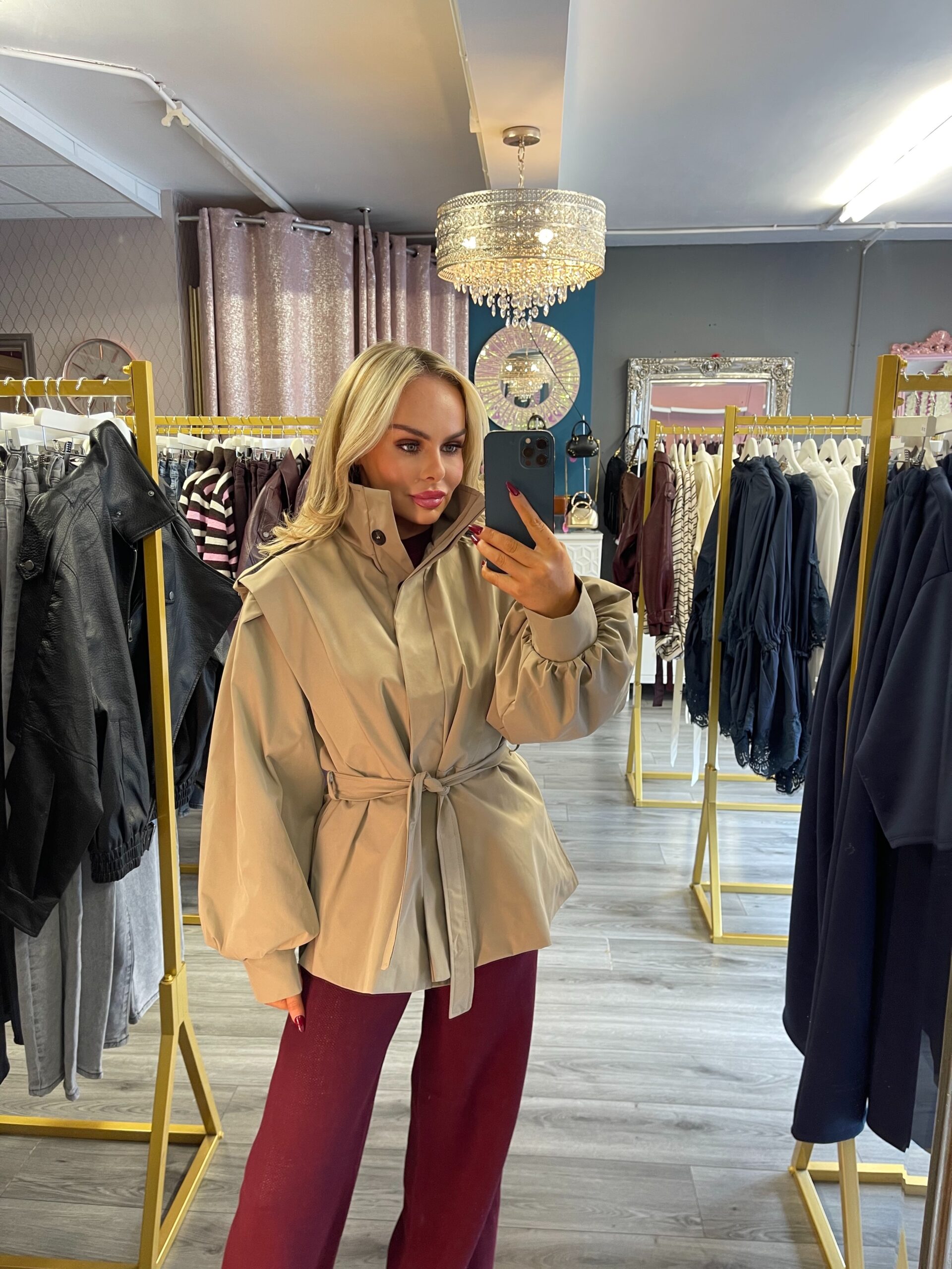 Beige Trench Coat