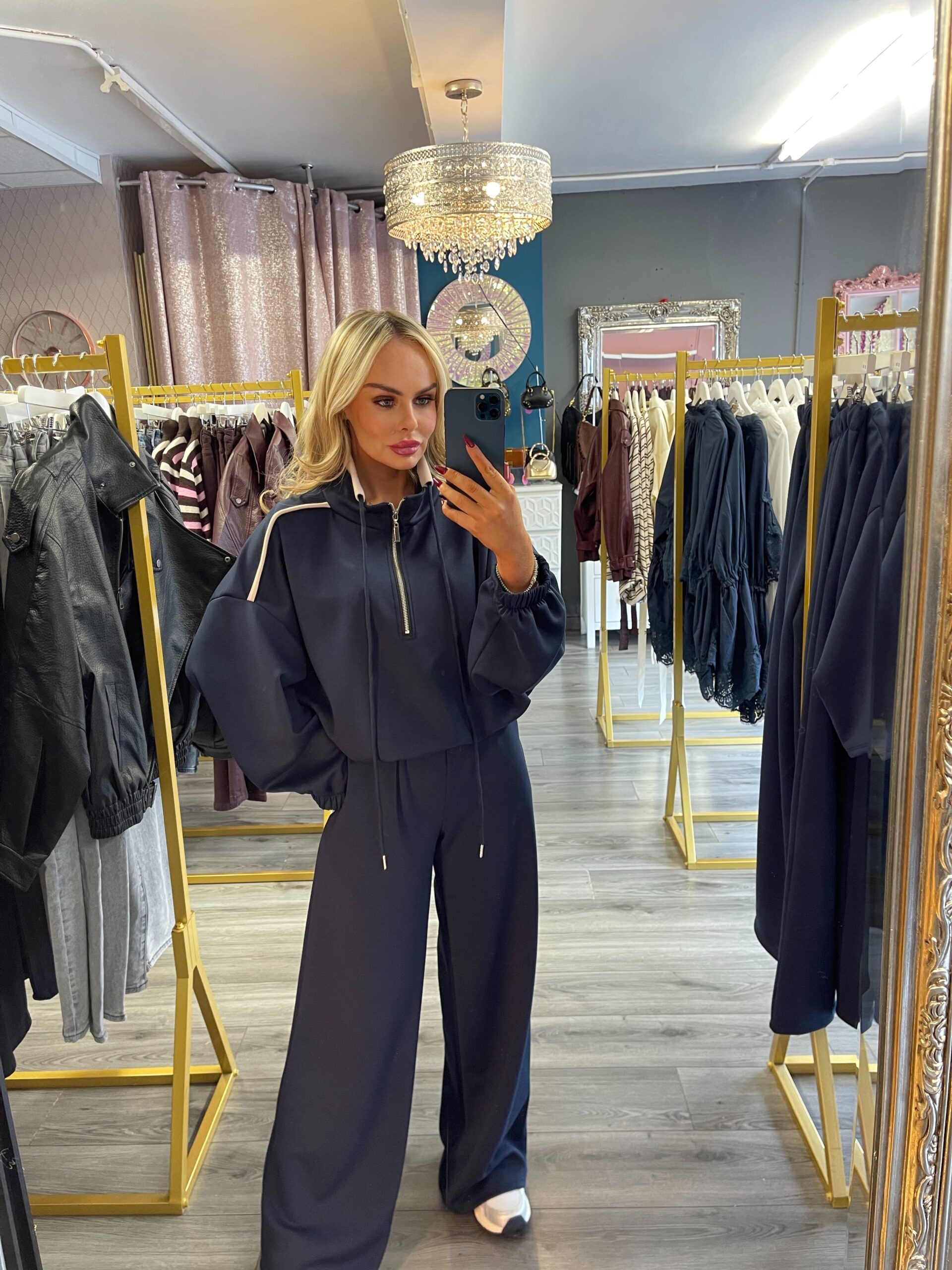 Navy Twin Set
