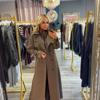 Kharki Trench Coat